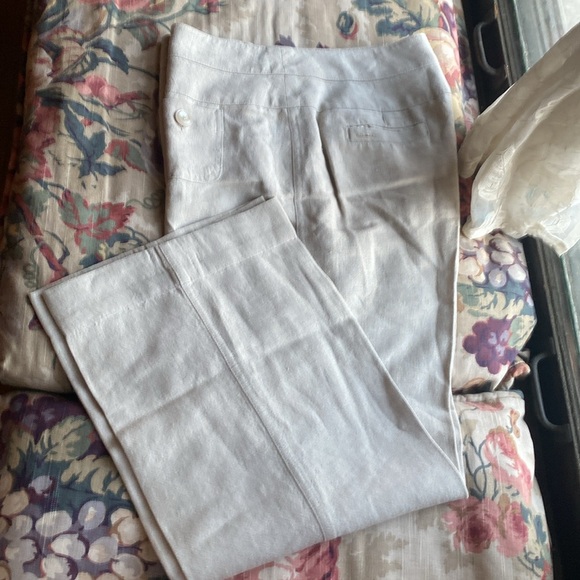 Elliott Lauren linen beige pants size 8 - Picture 4 of 4